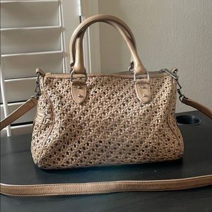 Rebecca Minkoff Crossbody Flame Satchel Woven Bag